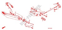 PEDALE pour Honda VT 1300 FURY ABS de 2012