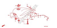 RESERVOIR A CARBURANT pour Honda VT 1300 FURY ABS de 2012