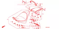 SELLE pour Honda VT 1300 FURY ABS de 2012