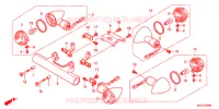 CLIGNOTANT (VT750C2B/CS/C/CA) pour Honda SHADOW VT 750 AERO ABS de 2012