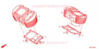CYLINDRE pour Honda SHADOW VT 750 AERO ABS de 2012