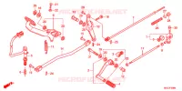 PEDALE (VT750C2B/C2S/CS E,ED,3E,2ED/C/CA) pour Honda SHADOW VT 750 AERO ABS de 2012