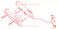 SILENCIEUX D'ECHAPPEMENT pour Honda PCX 125 SPECIAL EDITION de 2012