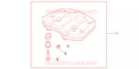 SUPPORT TOP CASE pour Honda PCX 125 SPECIAL EDITION de 2012