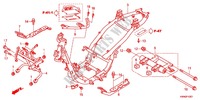 CADRE (WW125EX2C/EX2D/D) pour Honda PCX 125 SPECIAL EDITION de 2012