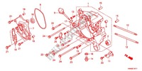 CARTER DE VILEBREQUIN DROIT (WW125EX2C/EX2D/D) pour Honda PCX 125 SPECIAL EDITION de 2013