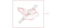 HOUSSE DE PROTECTION D'INTERIEUR SE pour Honda PCX 125 SPECIAL EDITION de 2012