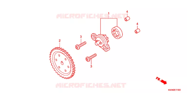 POMPE A HUILE Honda SCOOTER 125 PCX 2012  WW125EX2C