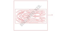 KIT DECO (FULL SET) pour Honda PCX 125 SPECIAL EDITION de 2012
