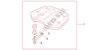 SUPPORT TOP CASE pour Honda PCX 125 SPECIAL EDITION de 2012