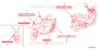 AUTOCOLLANTS pour Honda PCX 125 SPECIAL EDITION de 2012