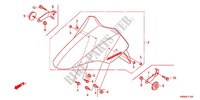GARDE BOUE AVANT pour Honda PCX 125 SPECIAL EDITION de 2012