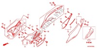 COUVERCLES LATERAUX pour Honda XRE 300 ABS de 2012