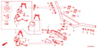 GUIDON   TE DE FOURCHE pour Honda XRE 300 ABS de 2012