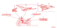 AUTOCOLLANTS pour Honda XRE 300 ABS de 2012