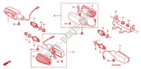 CLIGNOTANT pour Honda XRE 300 ABS de 2012