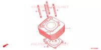 CYLINDRE pour Honda XRE 300 ABS de 2012