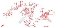 GARDE BOUE ARRIERE pour Honda XRE 300 ABS de 2012