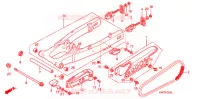 BRAS OSCILLANT pour Honda XRE 300 de 2012