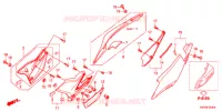 COUVERCLES LATERAUX pour Honda XRE 300 de 2012