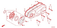 CARTER MOTEUR GAUCHE pour Honda SH 125 SPECIAL de 2012