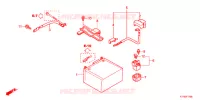 BATTERIE pour Honda SH 125 SPECIAL de 2012