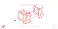 CYLINDRE pour Honda SH 125 SPECIAL de 2012