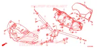 GUIDON   CARENAGE pour Honda SH 150 SPECIAL 2E de 2013