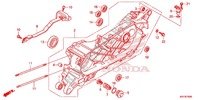 CARTER DE VILEBREQUIN GAUCHE pour Honda SH 150 SPECIAL 3F de 2013