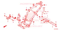 CADRE pour Honda SH 150 SPECIAL 4E de 2013