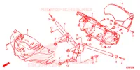 GUIDON   CARENAGE pour Honda SH 150 SPECIAL 4E de 2013