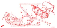 GUIDON   CARENAGE pour Honda SH 150 de 2013