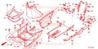 MARCHE PIEDS pour Honda SH 150 de 2013