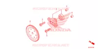 POMPE A HUILE pour Honda SH 150 de 2013