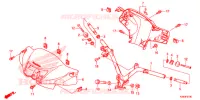 GUIDON   CARENAGE pour Honda WAVE 110 2DK de 2013