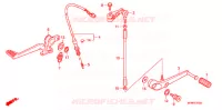 PEDALE pour Honda CB 1000 R ABS de 2012