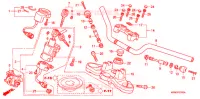 GUIDON   TE DE FOURCHE pour Honda CB 1000 R ABS de 2012