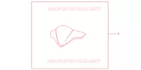SAUT DE VENT MAT GRAY METALLIC pour Honda CB 1000 R ABS WHITE de 2012