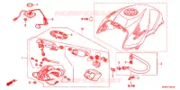 POMPE A ESSENCE pour Honda CB 1000 R ABS BLANCHE de 2012