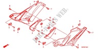 COUVERCLES LATERAUX (CBF1507/M7/M9/MA) pour Honda CB 150 UNICORN DAZZLER de 2010