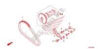 CHAINE DE DISTRIBUTION   TENDEUR pour Honda FOURTRAX 420 RANCHER 4X4 Manual Shift RED de 2013