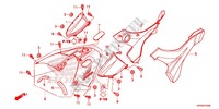 COUVERCLE LATERAL   CAPOT DE RESERVOIR pour Honda FOURTRAX 420 RANCHER 4X4 Manual Shift RED de 2013