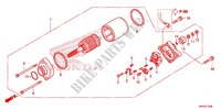DEMARREUR pour Honda FOURTRAX 420 RANCHER 4X4 Manual Shift RED de 2013