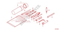 OUTIL pour Honda FOURTRAX 420 RANCHER 4X4 Manual Shift RED de 2013