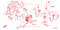 BATTERIE pour Honda XRE 300 ABS 3LA de 2011