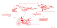AUTOCOLLANTS pour Honda XRE 300 ABS 4LA de 2011