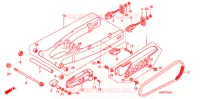 BRAS OSCILLANT pour Honda XRE 300 ABS 4LA de 2011
