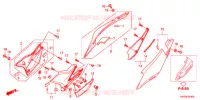 COUVERCLES LATERAUX pour Honda XRE 300 ABS 4LA de 2011