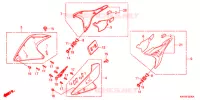 OUIES DE RADIATEUR pour Honda XRE 300 ABS 4LA de 2011
