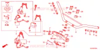 GUIDON   TE DE FOURCHE pour Honda XRE 300 4LA de 2012
